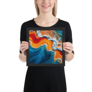 Póster con marco ARTE ABSTRACTO