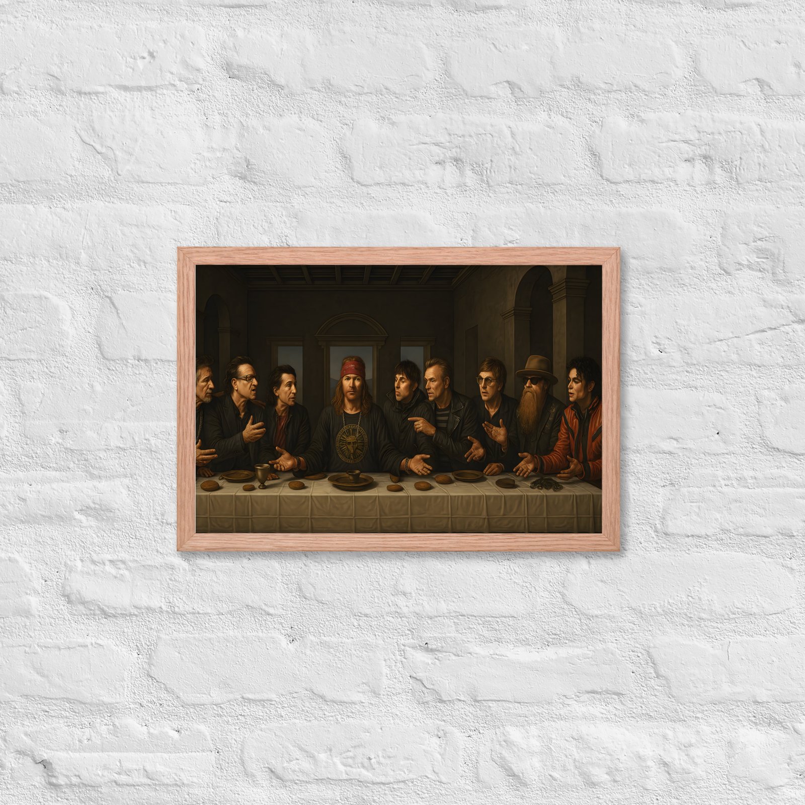 Póster con marco la ultima cena - Imagen 4