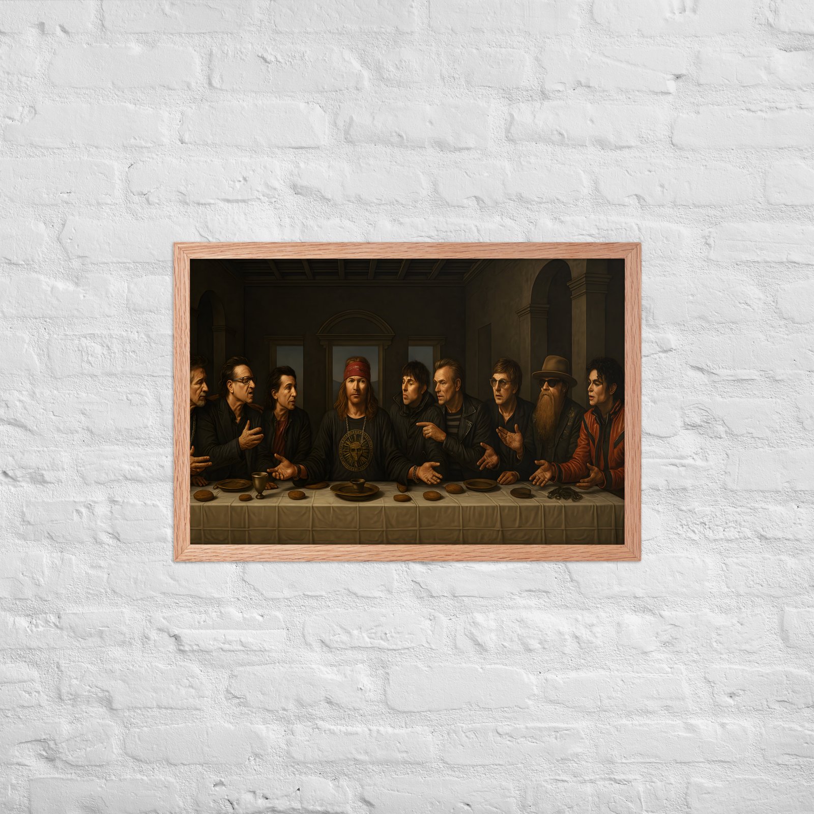 Póster con marco la ultima cena - Imagen 5