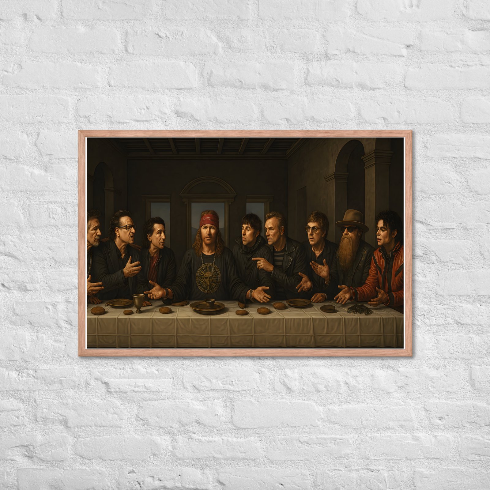 Póster con marco la ultima cena - Imagen 6