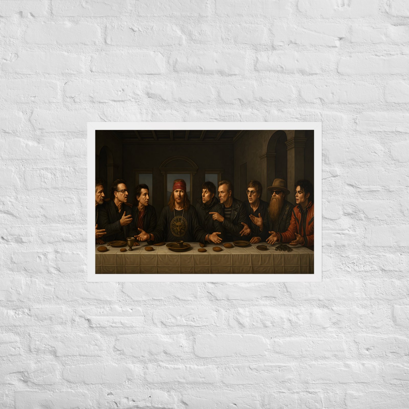 Póster con marco la ultima cena - Imagen 8