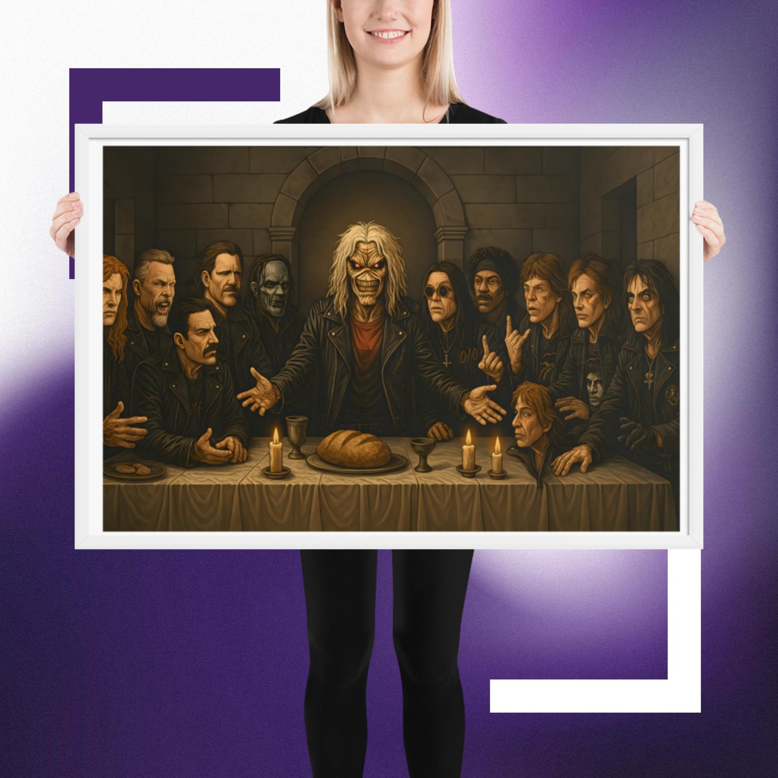 Framed poster la ultima cena - Imagen 2